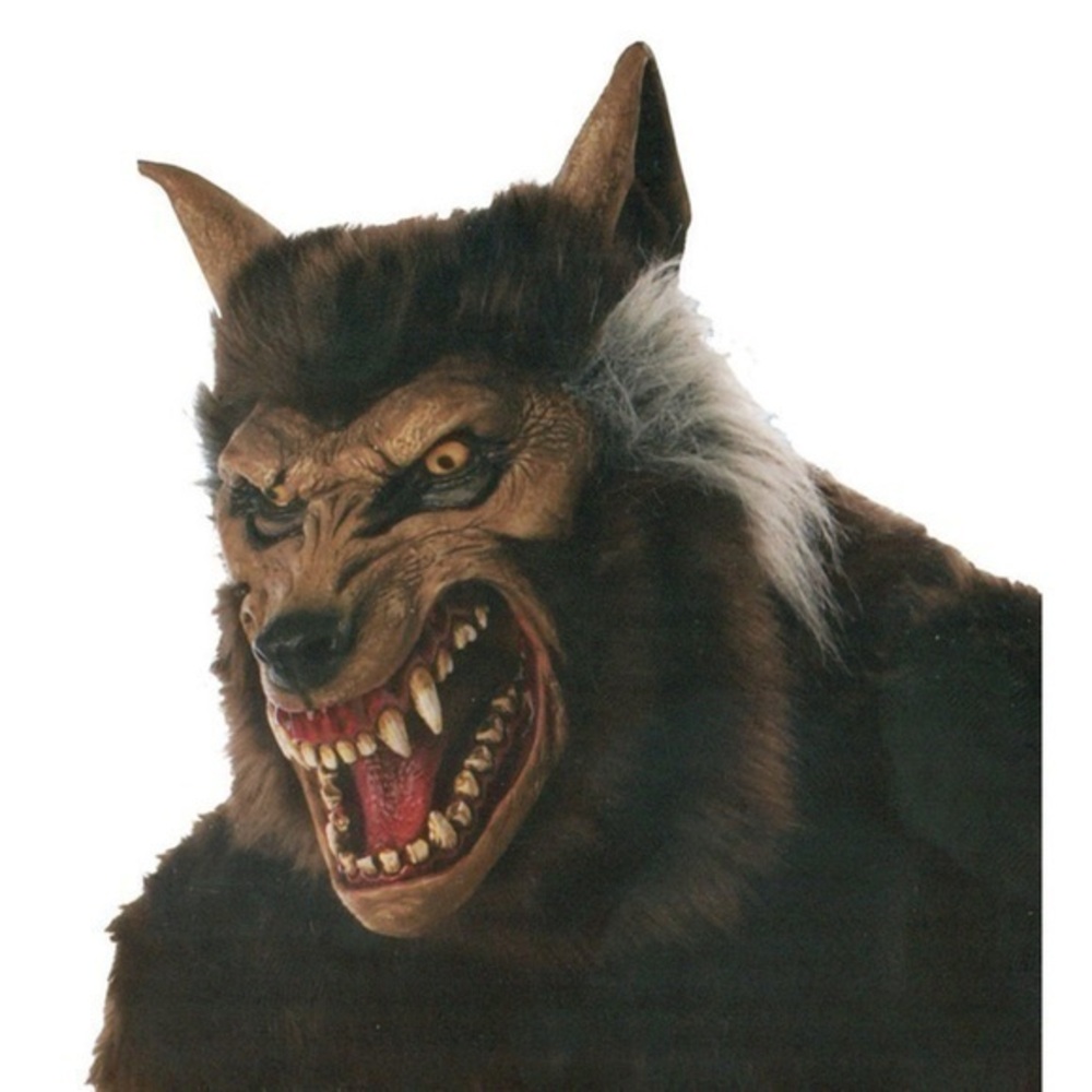 Seasonal Visions Full head werewolf mask